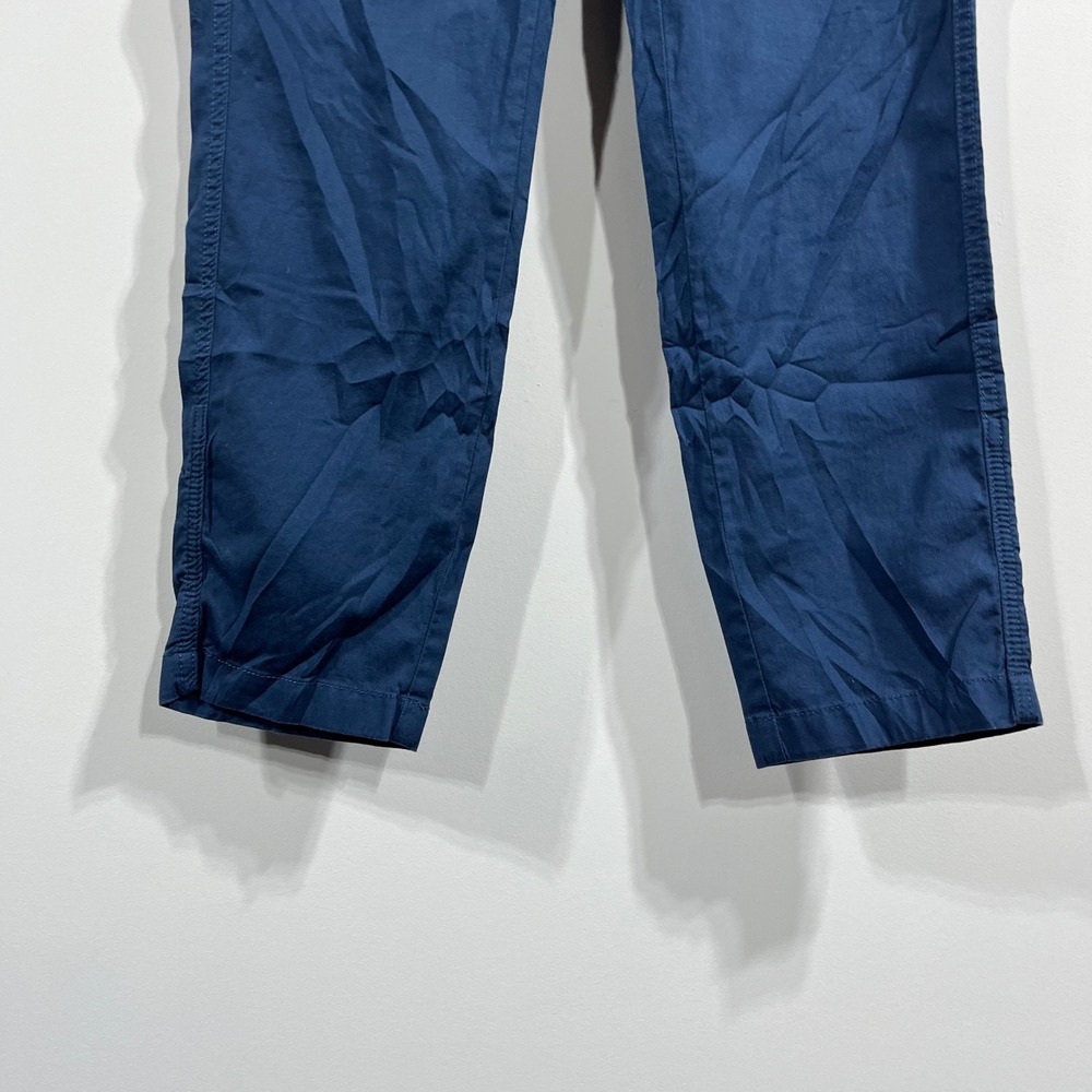 Pact Organic Cotton Blue Drawstring Tapered Pants Womens XS Sustainable Travel - Picture 2 of 12